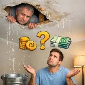 נזילה מהשכן למעלה מי משלם